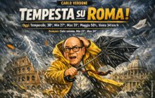 Meteo Roma, previsioni di oggi 25 Agosto 2026: temporale