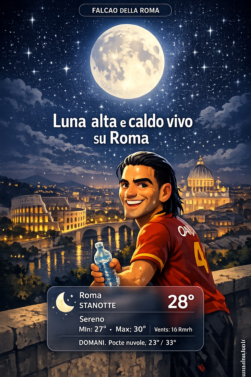 Storia meteo Roma notte - 26 Agosto 2026