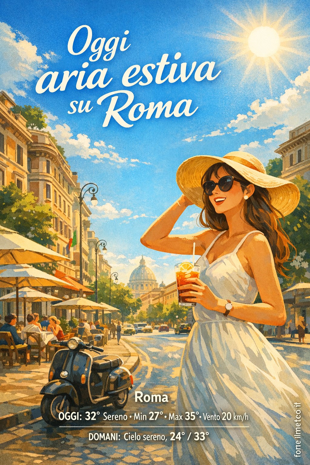 Storia meteo Roma oggi e domani - 30 Agosto 2026
