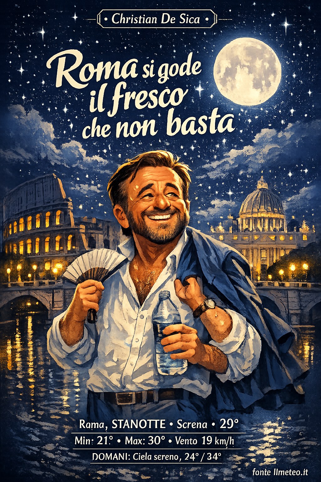 Storia meteo Roma notte - 30 Agosto 2026