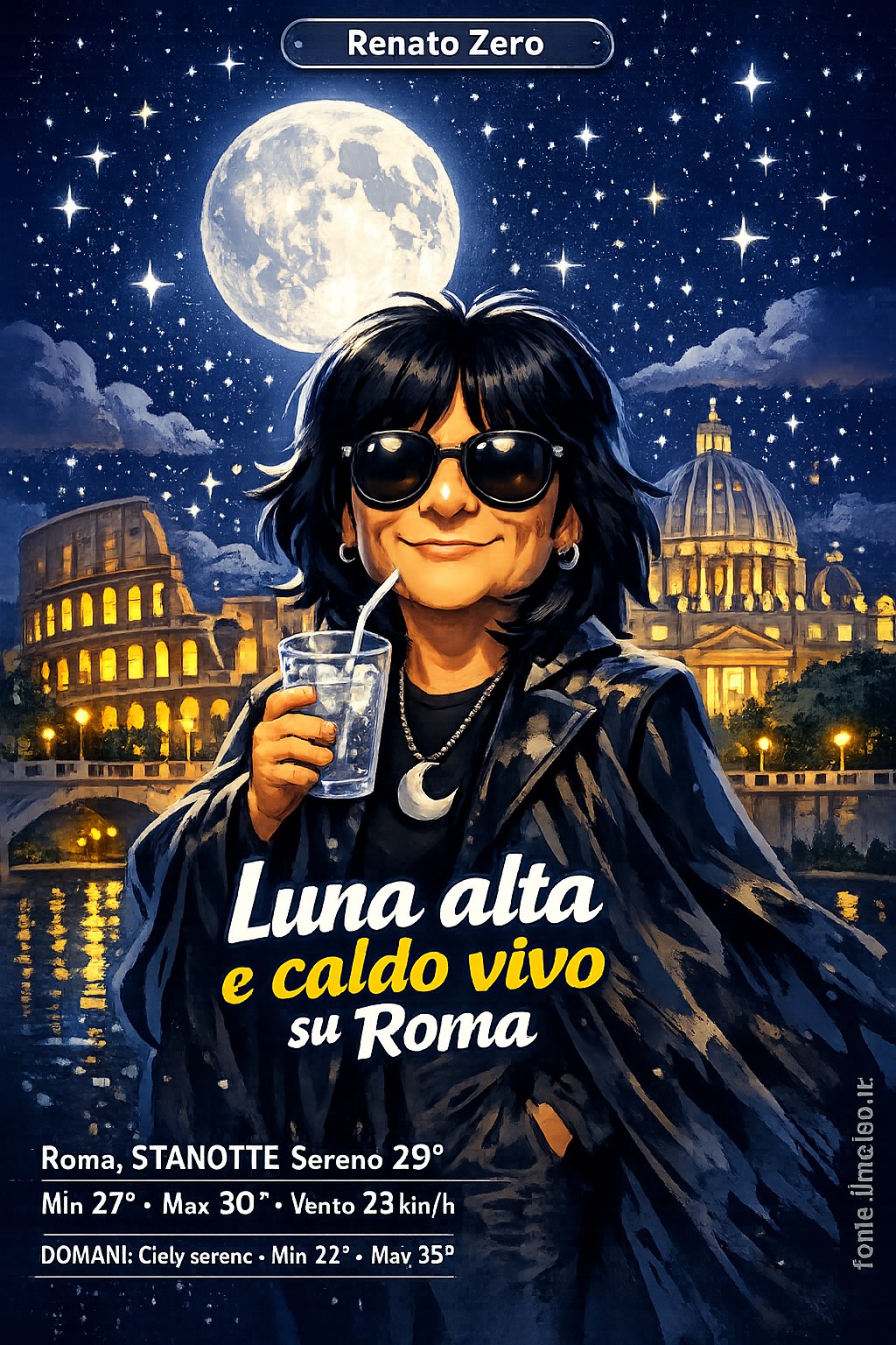 Storia meteo Roma notte - 31 Agosto 2026