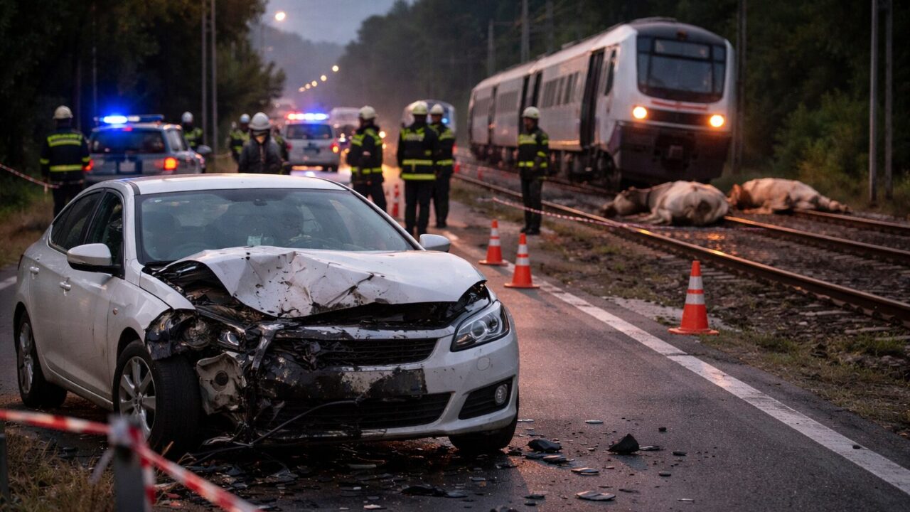 Montelibretti: mucche investite e treno deragliato, cosa ci insegna questo incidente?
