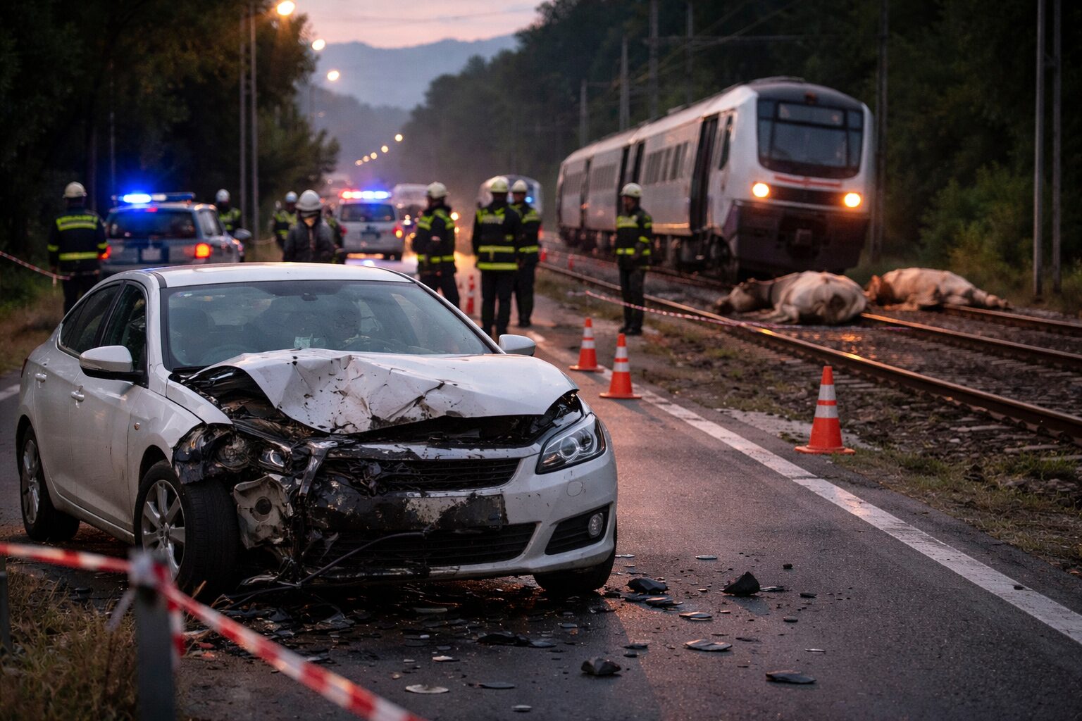 Montelibretti: mucche investite e treno deragliato, cosa ci insegna questo incidente?