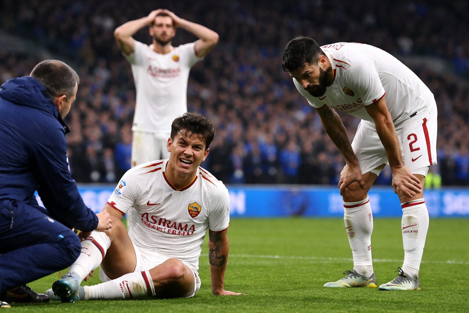 Roma affondata a Cardiff: gli infortuni pesano come un macigno