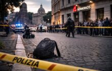 Roma in allerta: lo zaino abbandonato che ha risvegliato la paura nella capitale