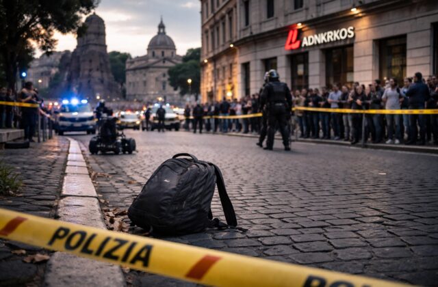 Roma in allerta: lo zaino abbandonato che ha risvegliato la paura nella capitale