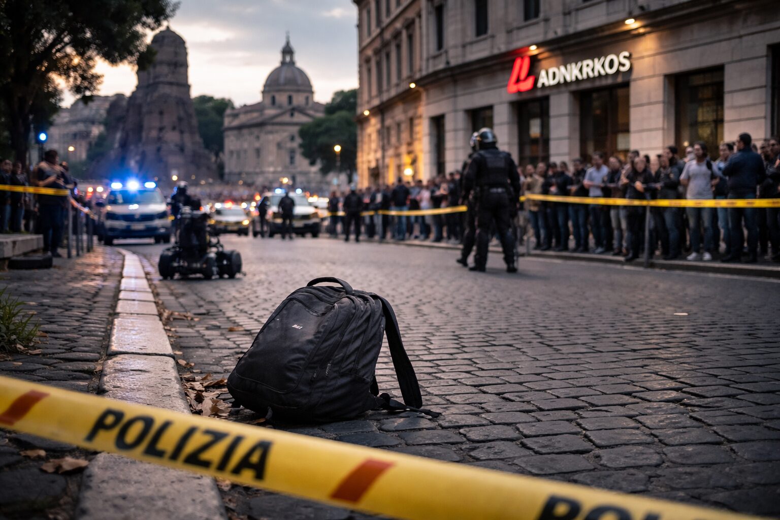 Roma in allerta: lo zaino abbandonato che ha risvegliato la paura nella capitale