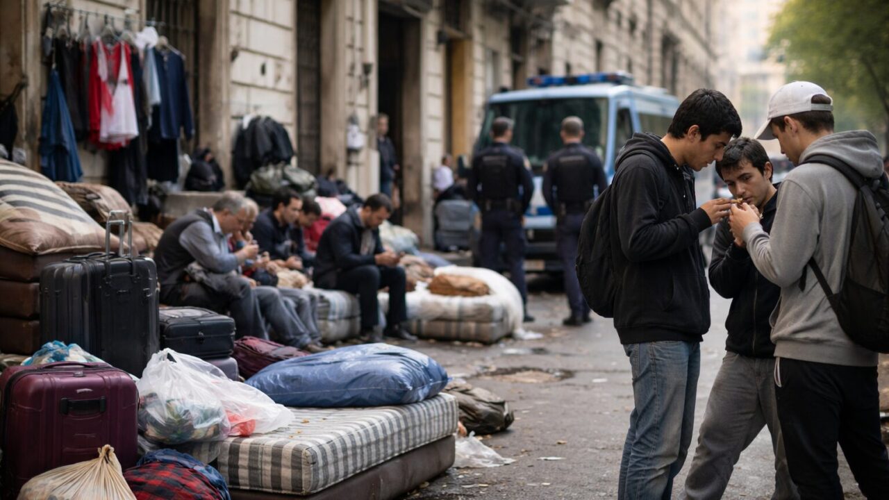 Roma in crisi: sfollati di Spin Time e giovani a rischio comportamento