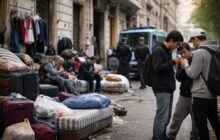 Roma in crisi: sfollati di Spin Time e giovani a rischio comportamento