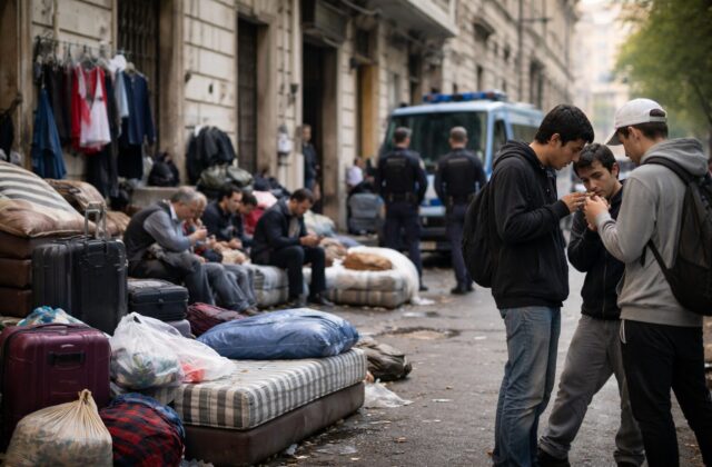 Roma in crisi: sfollati di Spin Time e giovani a rischio comportamento