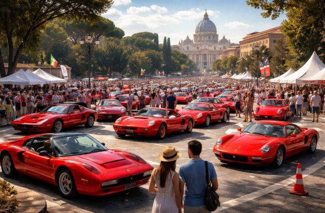 Roma in festa con ‘Amici delle Rosse’: la passione per le auto d’epoca segna un nuovo inizio?