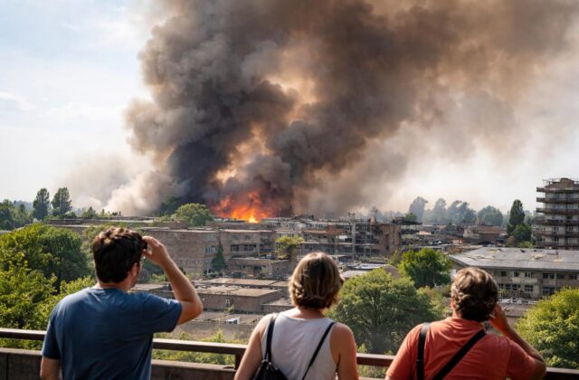 Roma in fiamme: chiusura di via del Mare e la furia dei cittadini