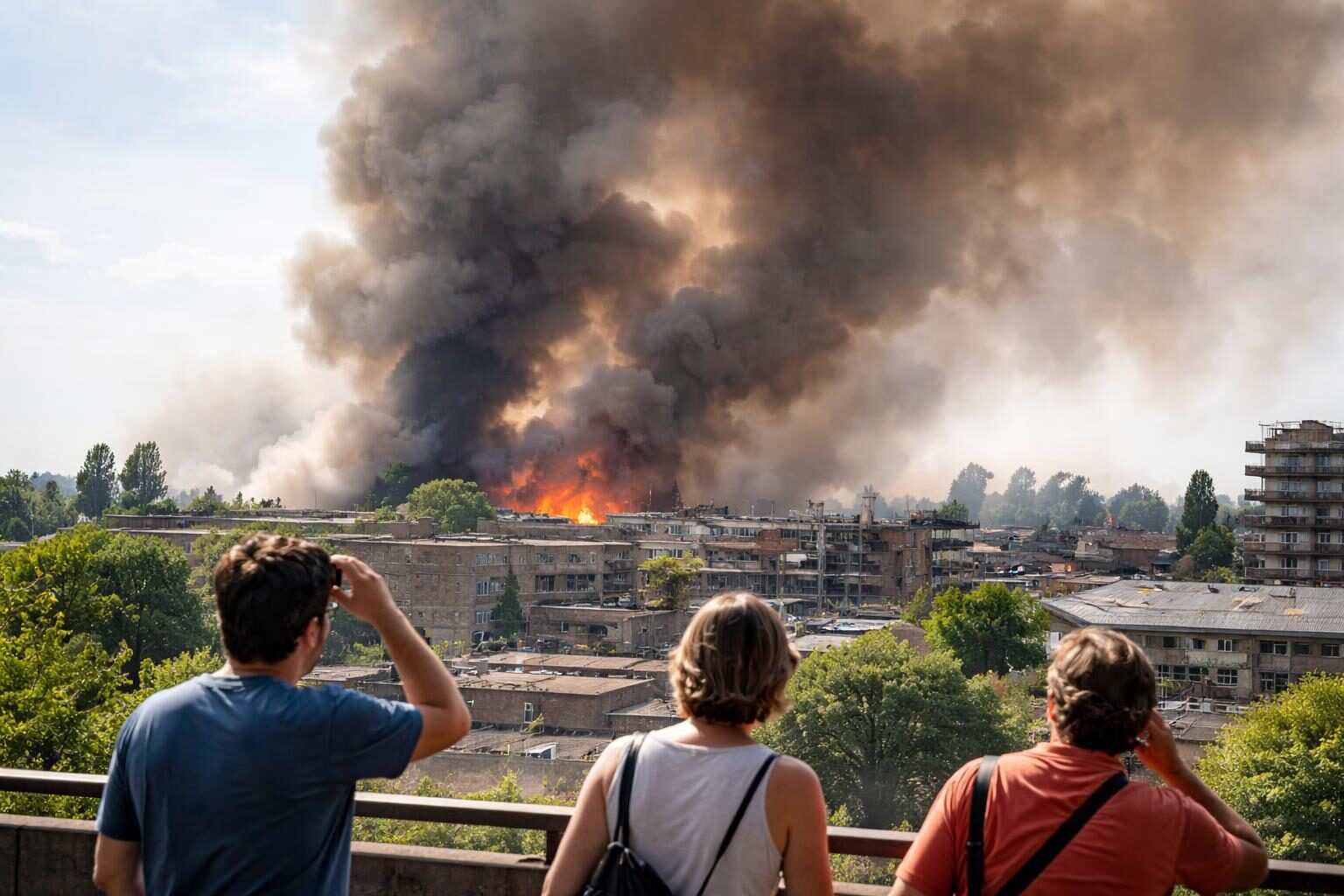 Roma in fiamme: chiusura di via del Mare e la furia dei cittadini