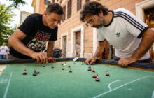 San Giovanni: nel bar museo del Subbuteo, un gioco che unisce la città
