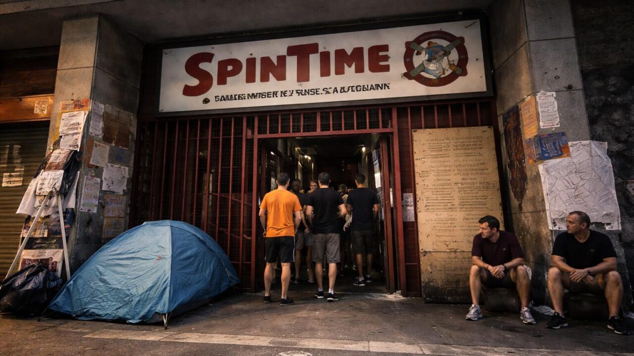 Spin Time: il rifiuto della proprietà segna una frattura con il Comune e alza la tensione sociale