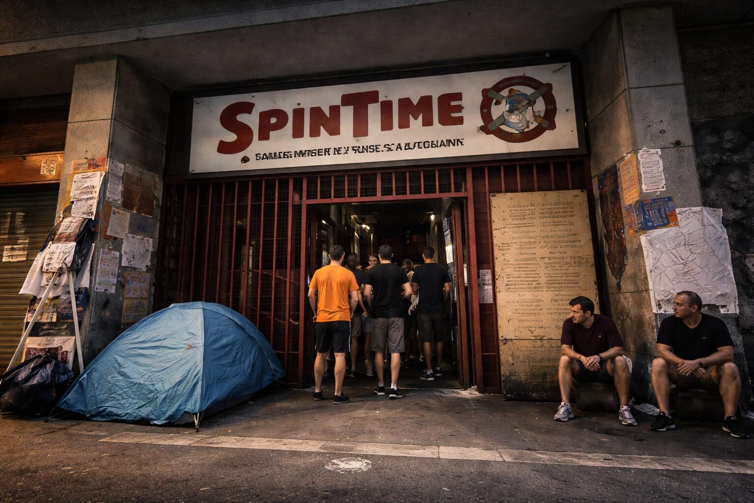 Spin Time: il rifiuto della proprietà segna una frattura con il Comune e alza la tensione sociale