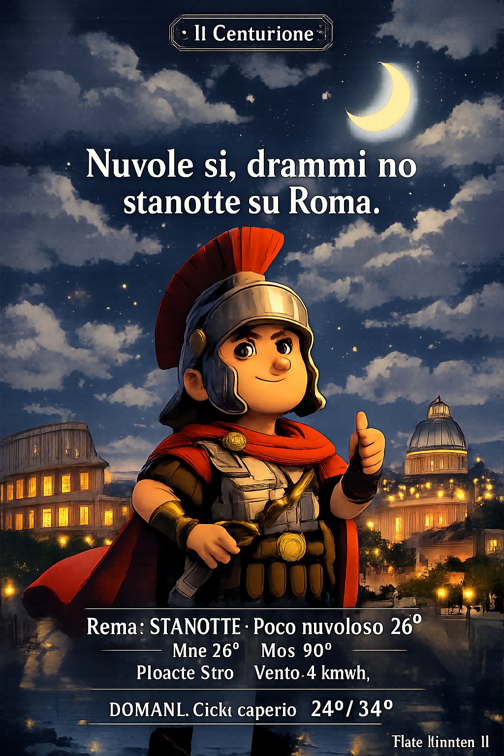 Storia meteo Roma notte - 2 Agosto 2026