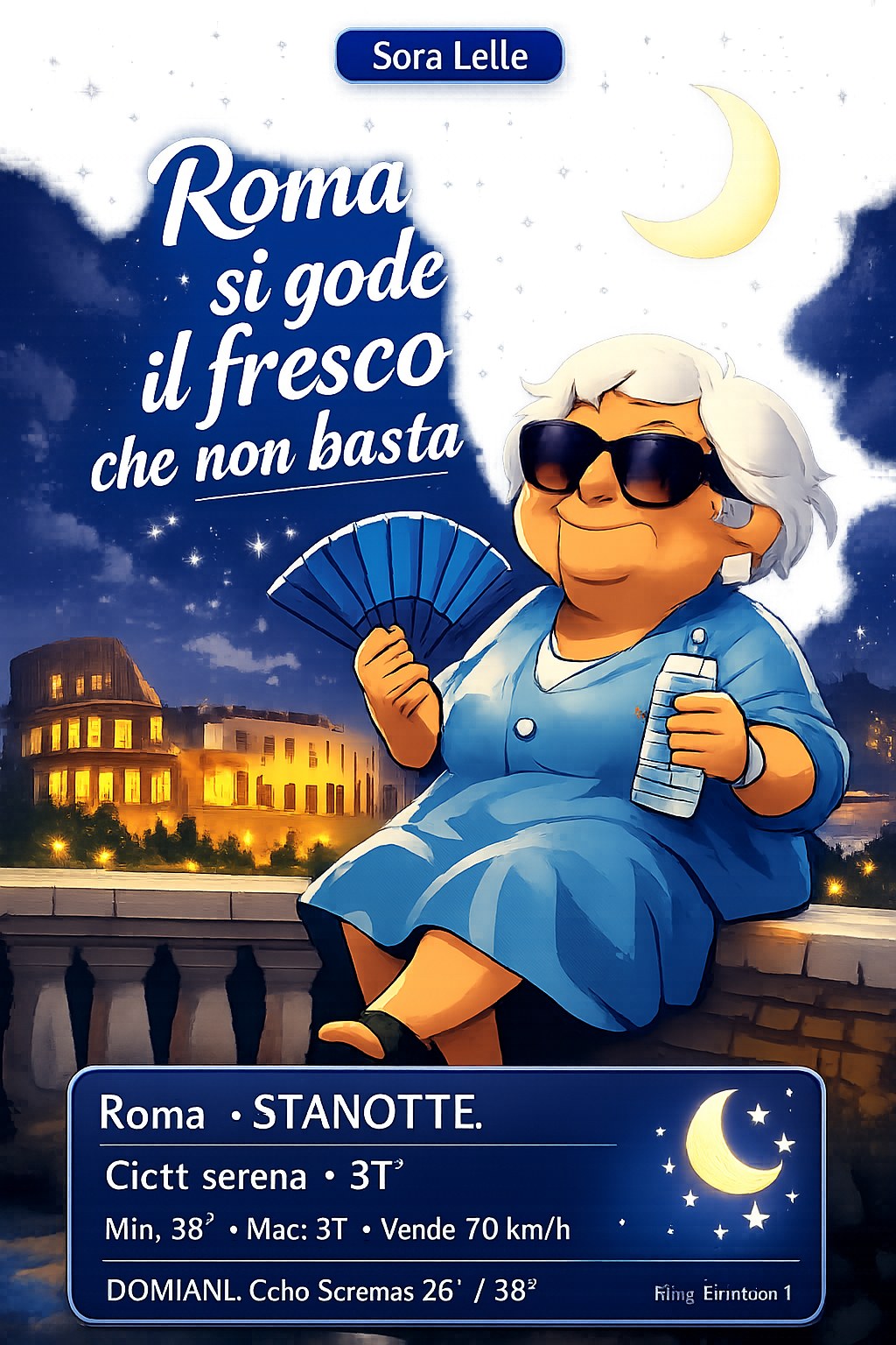 Storia meteo Roma notte - 31 Luglio 2026