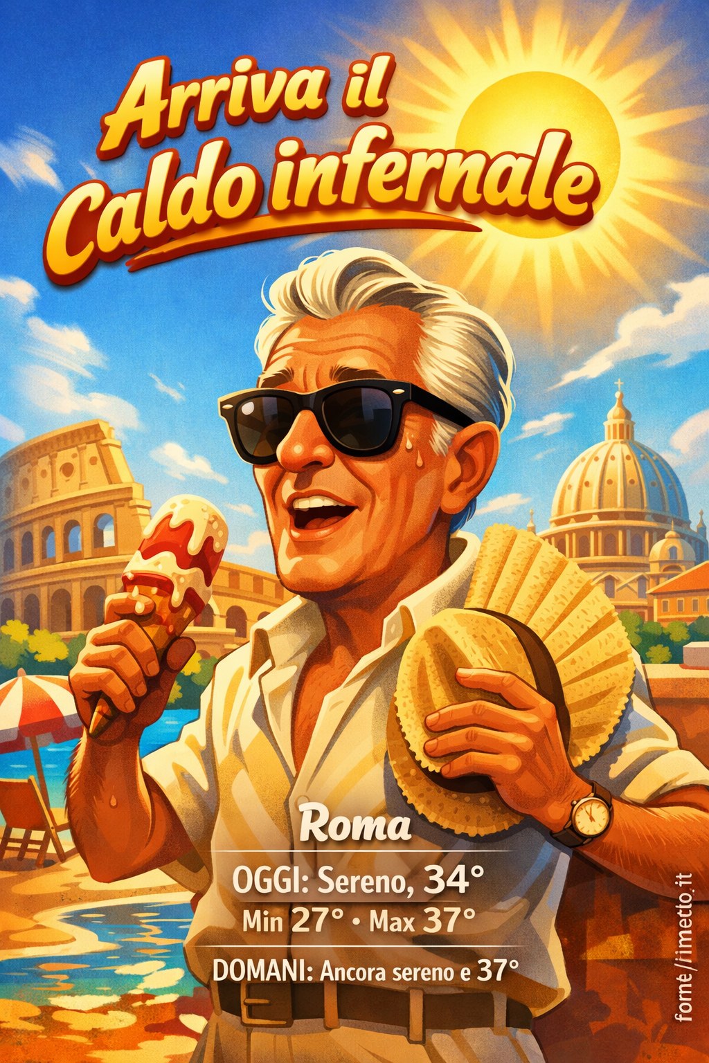 Storia meteo Roma oggi e domani - 15 Luglio 2026