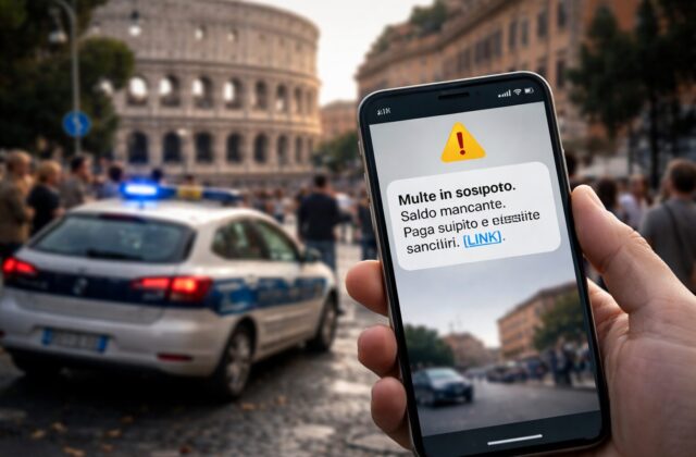 Truffe SMS a Roma: attenzione ai falsi avvisi sulle multe!