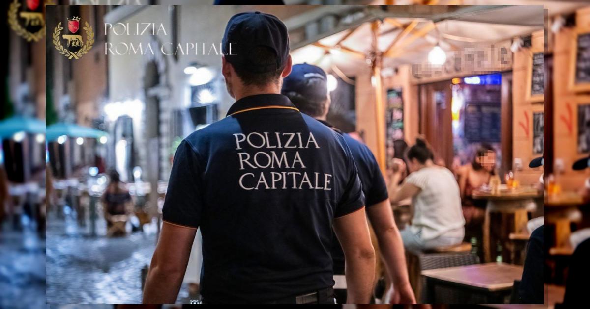 Movida a Roma: controlli della Polizia Locale, oltre 1.600 irregolarità nel weekend. Locale chiuso e venditore abusivo denunciato