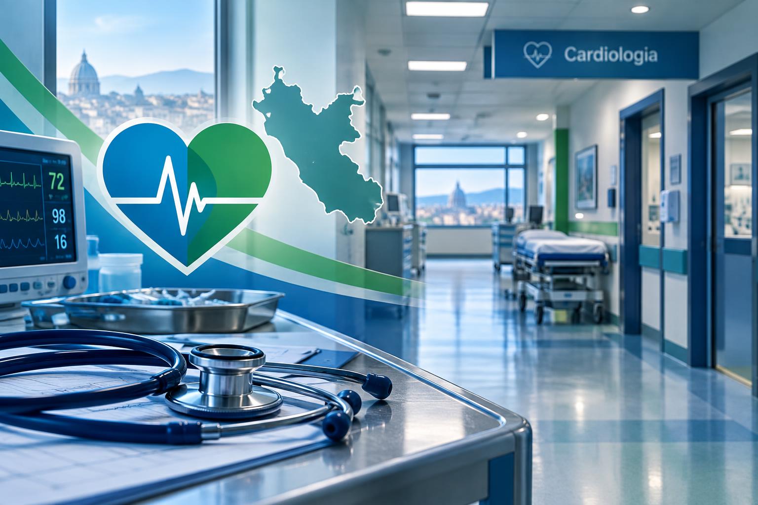 Quattro posti di dirigente medico in cardiologia all’Azienda USL di Viterbo: concorso pubblico a tempo indeterminato