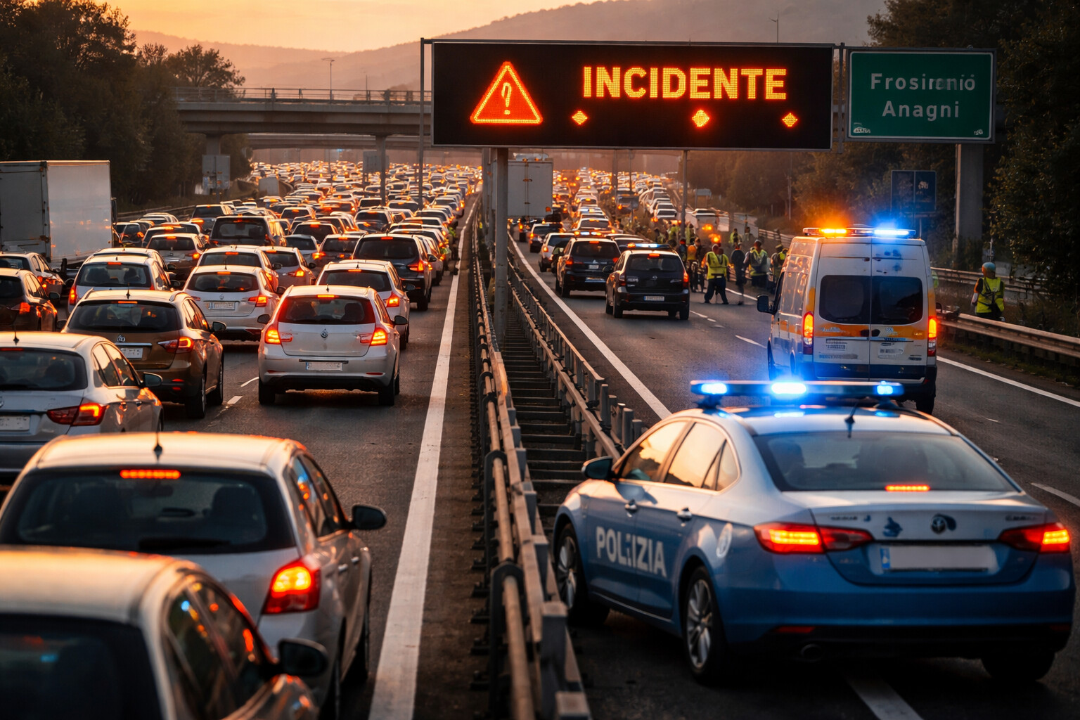 A1, code da incubo tra Frosinone e Anagni: perché oltre 10 km non sono più una sorpresa