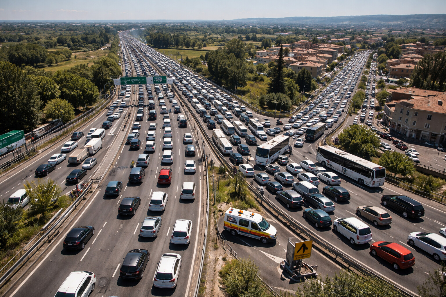 A1 in tilt, la cintura sud si spegne: l’incidente che ha scoperto la fragilità della rete verso Roma