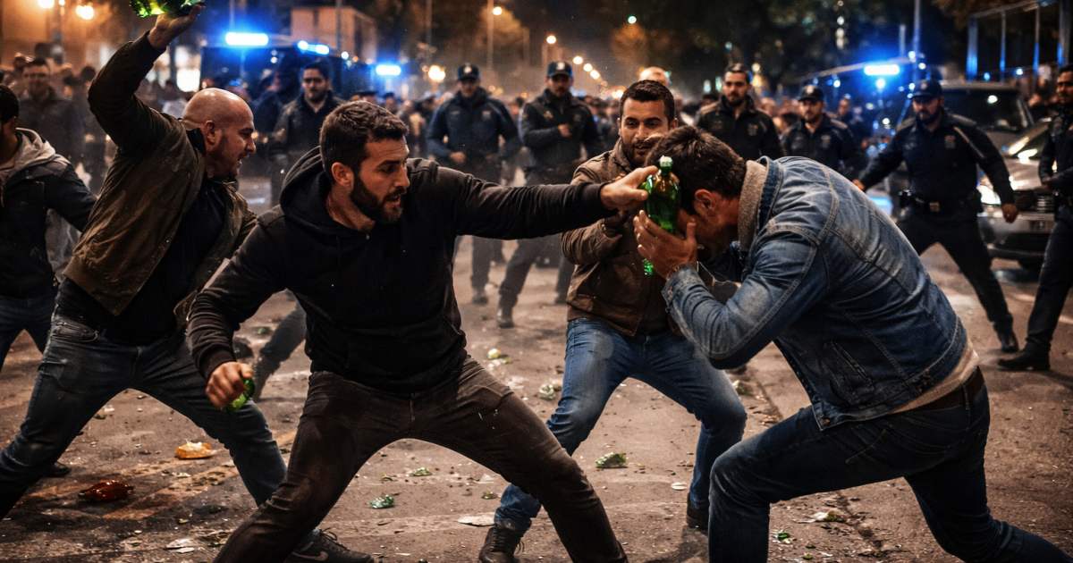 Acilia, violenta rissa a bottigliate in strada: due arresti e 11 denunciati