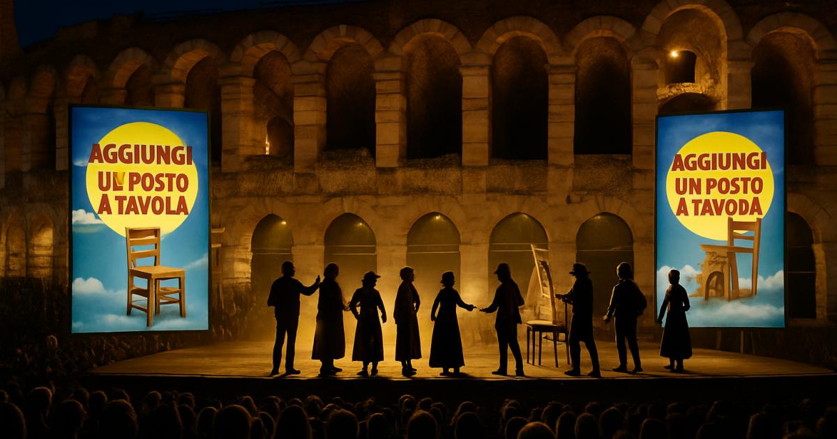 Aggiungi un posto a tavola: il musical arriva all’Arena di Verona il 10 ottobre