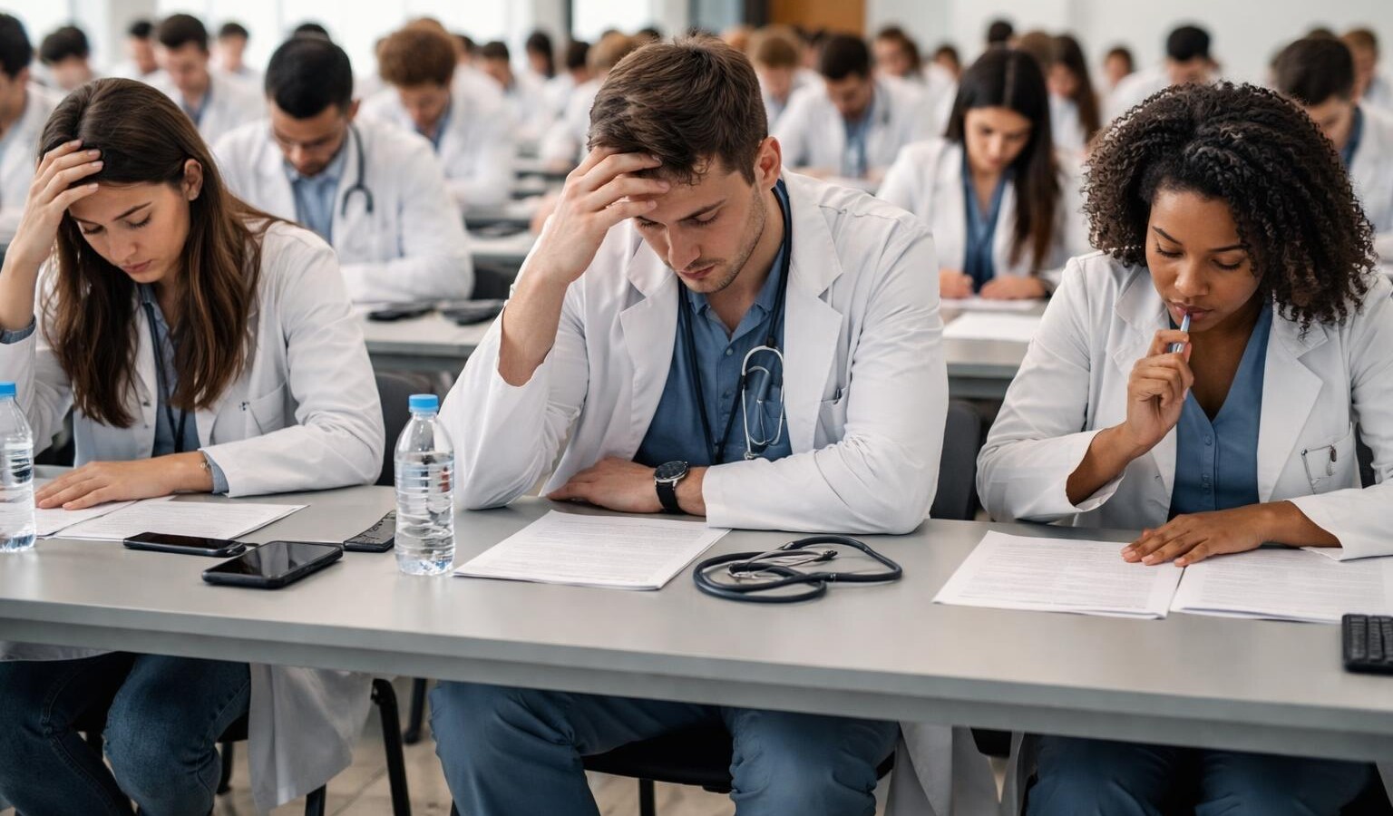 Ultimi giorni a UniCamillus: prova d’esame e di nervi per i futuri medici di Roma