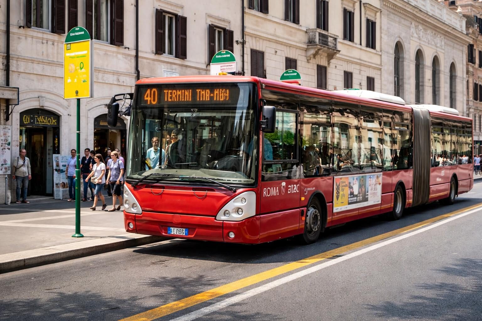 Autobus a Roma: corsie preferenziali diventano trappole per la mobilità