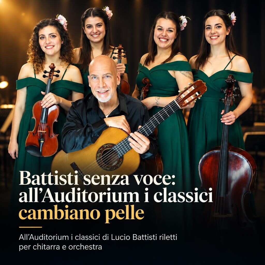 Battisti senza voce: all’Auditorium i classici cambiano pelle