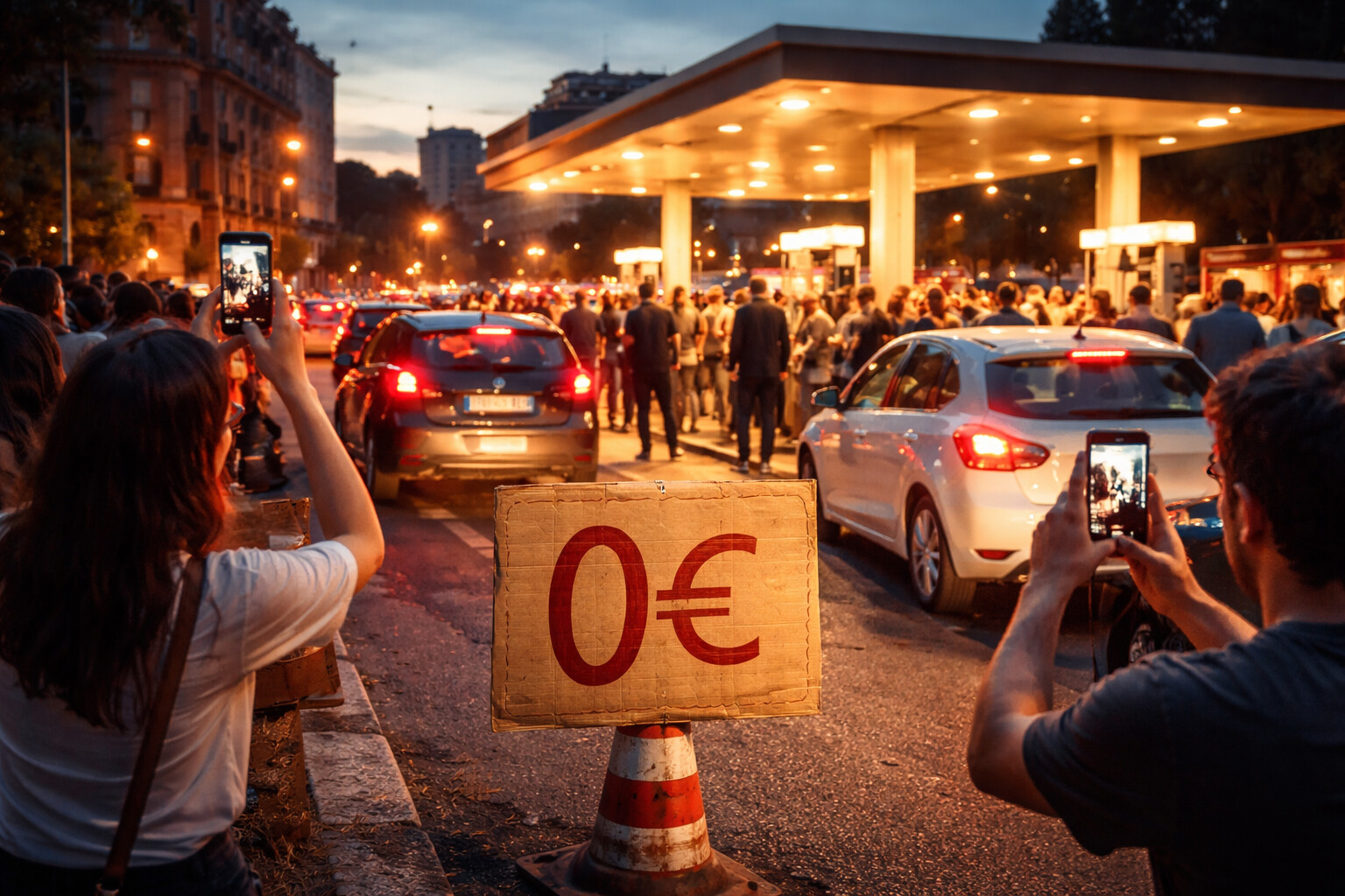 Benzina a zero a Roma: il Robin Hood che fa rumore ma non svuota il serbatoio dei problemi