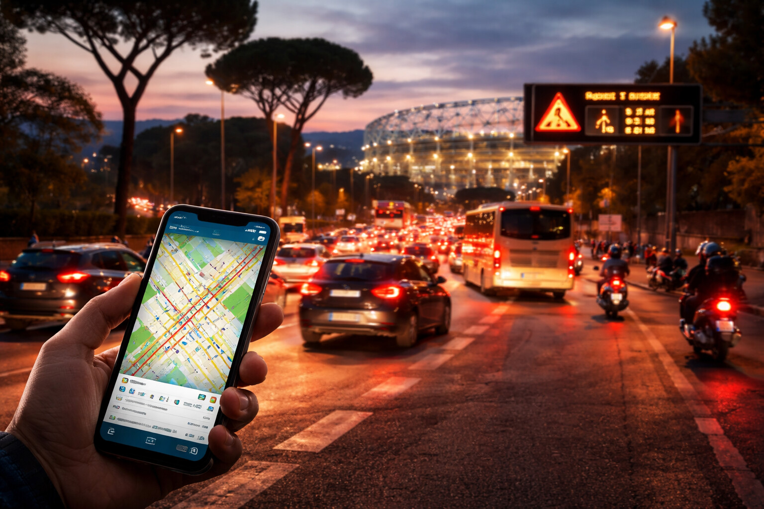 Bollettini serali di traffico: come usarli per evitare il caos nelle serate di Roma