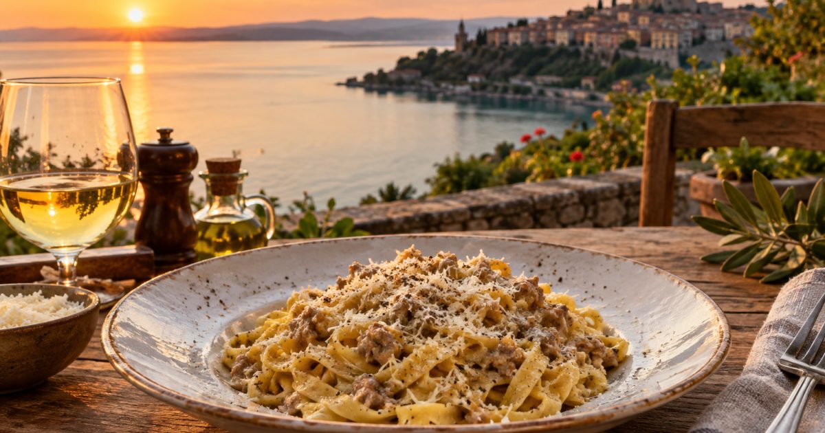 Bolsena, il lago vulcanico e il ragù bianco che sa di cucina laziale
