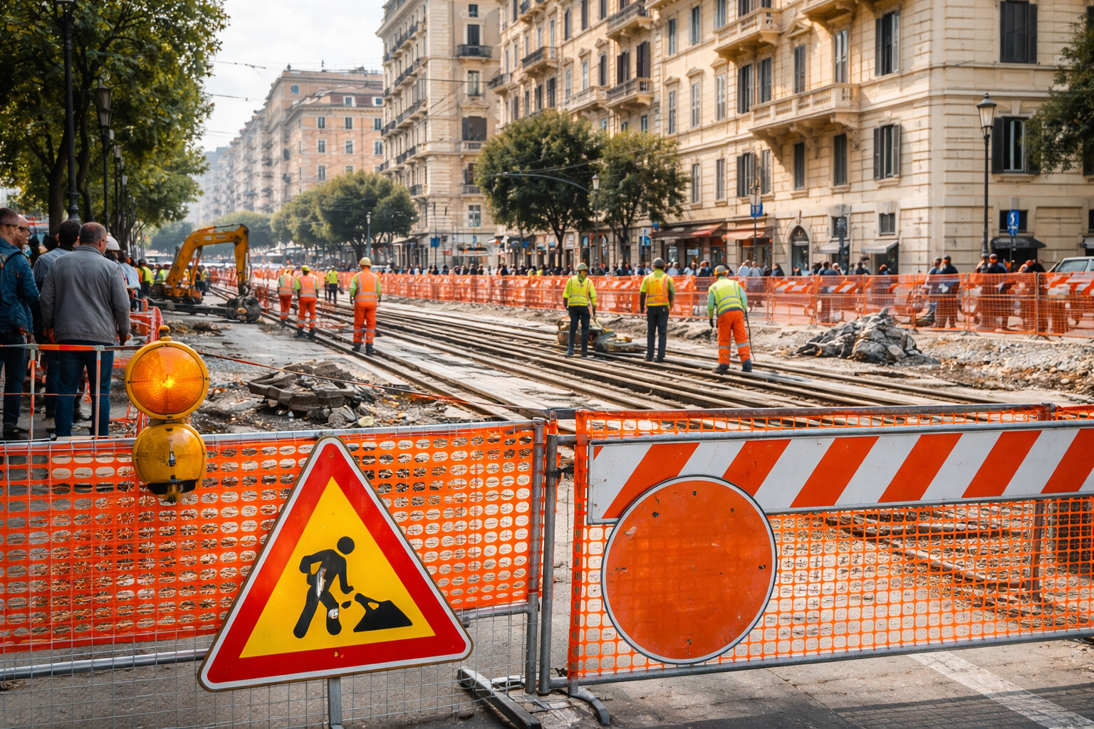 Cantieri a Prati, il tram 19 tornerà col capolinea ma la mobilità cambierà: cosa aspettarsi