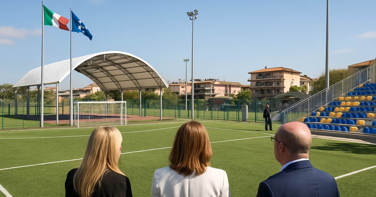 Celli inaugura le nuove strutture della Polisportiva Borghesiana nel VI Municipio