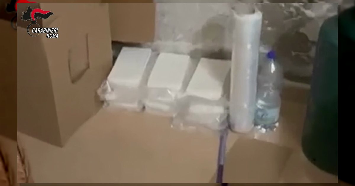 Operazione congiunta di Polizia e Carabinieri: 9 arresti per traffico internazionale di droga, sequestro e rapina a Roma