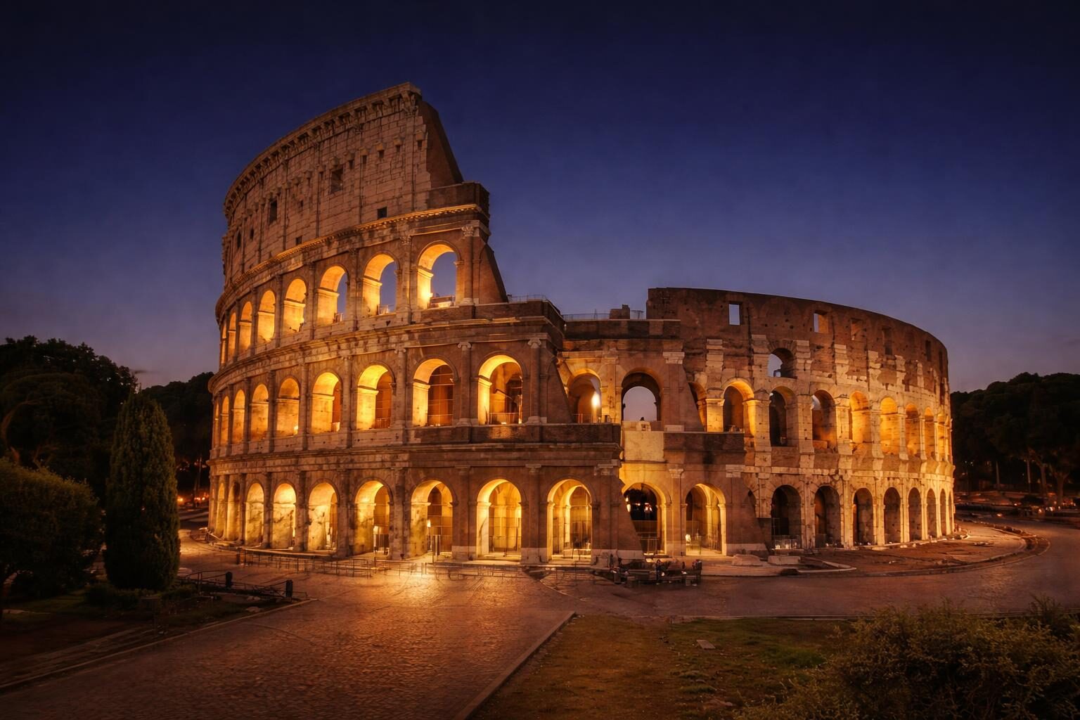 Colosseo illuminato: la svolta luminosa che valorizza la storia italiana