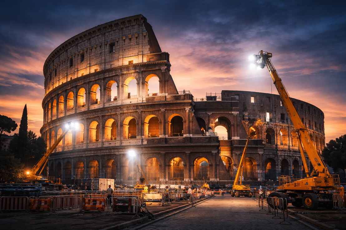 Colosseo: la morte sul lavoro riapre la questione sicurezza nei cantieri e negli eventi a Roma
