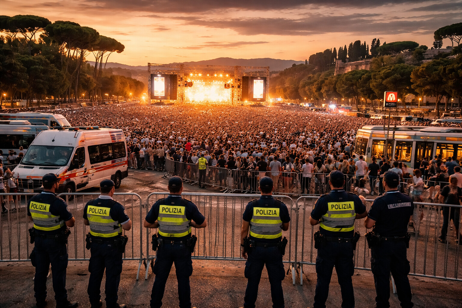 Concerti al Circo Massimo, lo scenario sicurezza: come gestire il rischio di provocazioni identitarie