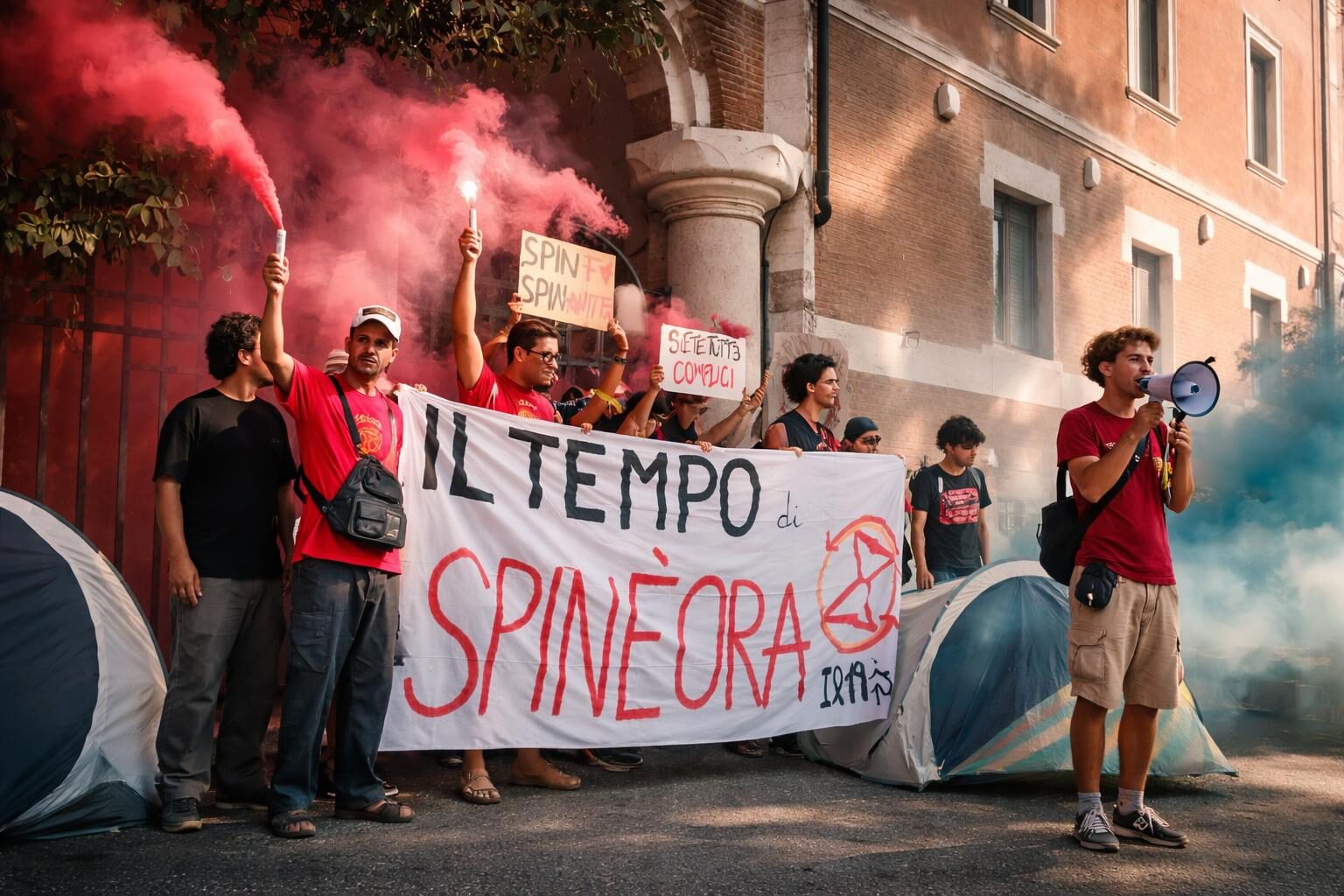 Crisi abitativa a Roma: il corteo di Spin Time svela le falle del sistema