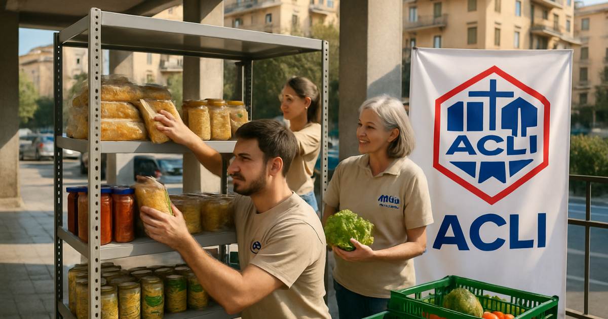 Domani inaugura la Dispensa Solidale delle ACLI di Roma per la raccolta e distribuzione delle eccedenze alimentari