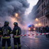 Esquilino, negozio di telefonia in fiamme: batterie in combustione, evacuato un palazzo Esquilino, negozio di telefonia in fiamme: batterie in combustione, evacuato un palazzo