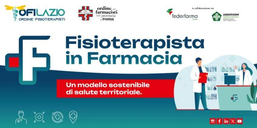 A Roma fisioterapista in farmacia, prima volta in Italia
