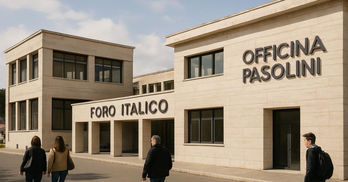 Foro Italico: l’Assemblea Capitolina approva la variante per il nuovo spazio dell’Officina Pasolini