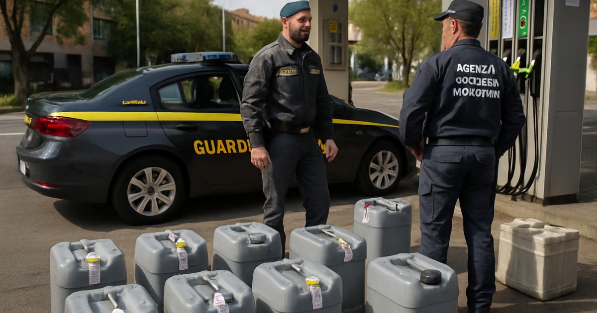 GdF e Agenzia delle Dogane e dei Monopoli, piano straordinario sui carburanti: 68 interventi, sequestrati oltre 26.000 litri e 9 sanzioni sui prezzi
