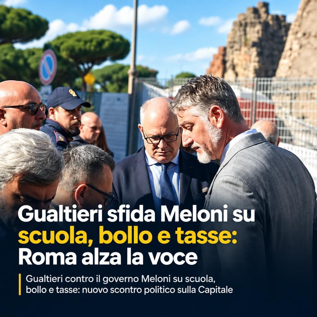 Gualtieri sfida Meloni su scuola, bollo e tasse: Roma alza la voce