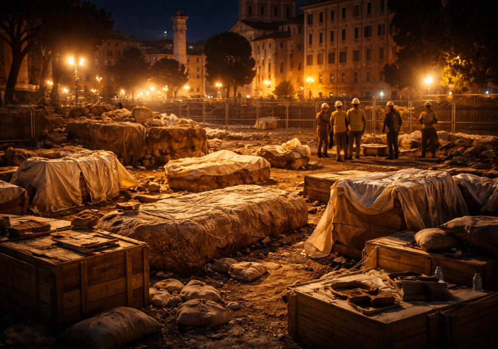 Il ‘Tesoro di Nerone’ riaffiora a Roma: Gualtieri, «Si aggiunge un pezzo forte alle meraviglie della Capitale»